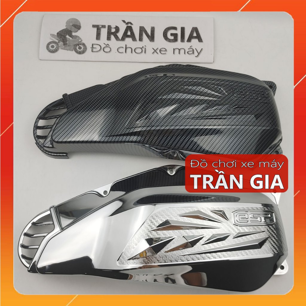 Ốp che bầu gió xe AB airblade năm 2016-2017-2018-2019 chụp pô e air blade - phụ kiện trang trí