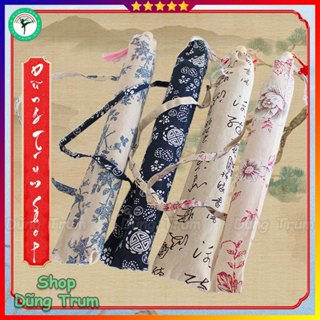 Túi đựng ô cổ trang họa tiết hoa phù hợp chiều dài ô 54cm