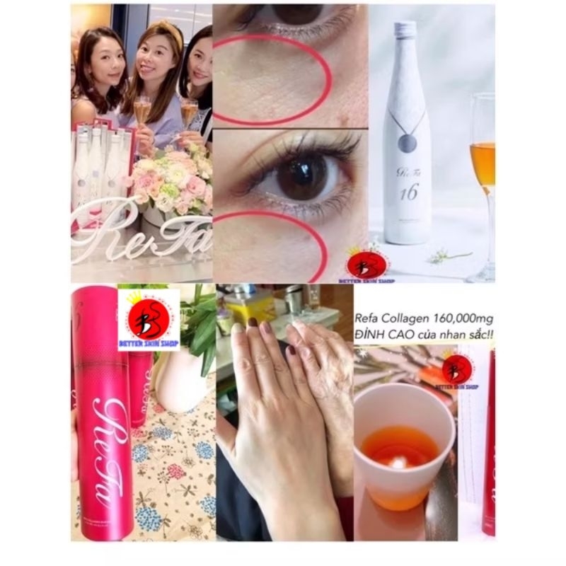 Tinh chất đẹp da refa collagen