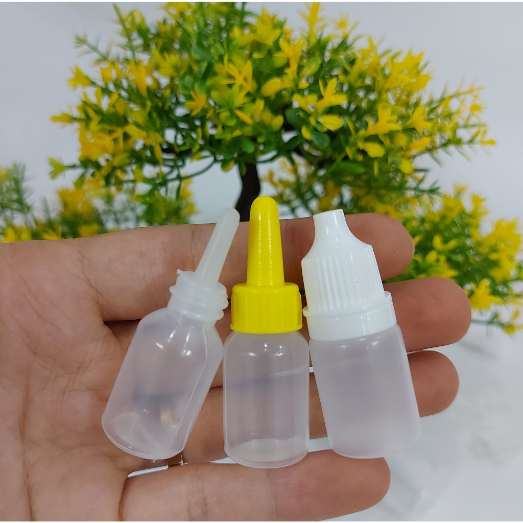 SET 10 Lọ nhựa nhỏ mắt 3ml / 5ml / 10ml / 20ml / 30ml / 50ml / 100ml - Vỏ chai rỗng hương, hút mụn, 