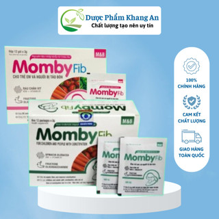 MOMBY FIB - Cốm vi sinh, Men vi sinh cho bé giúp nhuận tràng, tiêu hoá tốt, bổ sung chất xơ và vitamin, hết táo bón