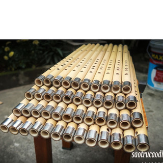 Sáo trúc chuyên nghiệp cn2 - bọc inox chống nứt vỡ | sáo trúc cao định