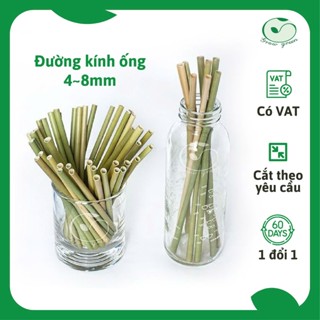 100 ỐNG HÚT CỎ BÀNG KHÔ TIÊU CHUẨN XUẤT KHẨU DÙNG CHO QUÁN CAFÉ, NHÀ HÀNG, KHÁCH SẠN, QUÁN BAR