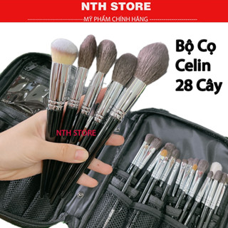  Bộ cọ trang điểm Celin 28 cây Cọ Trang Điểm Chuyên Nghiệp Chính Hãng 