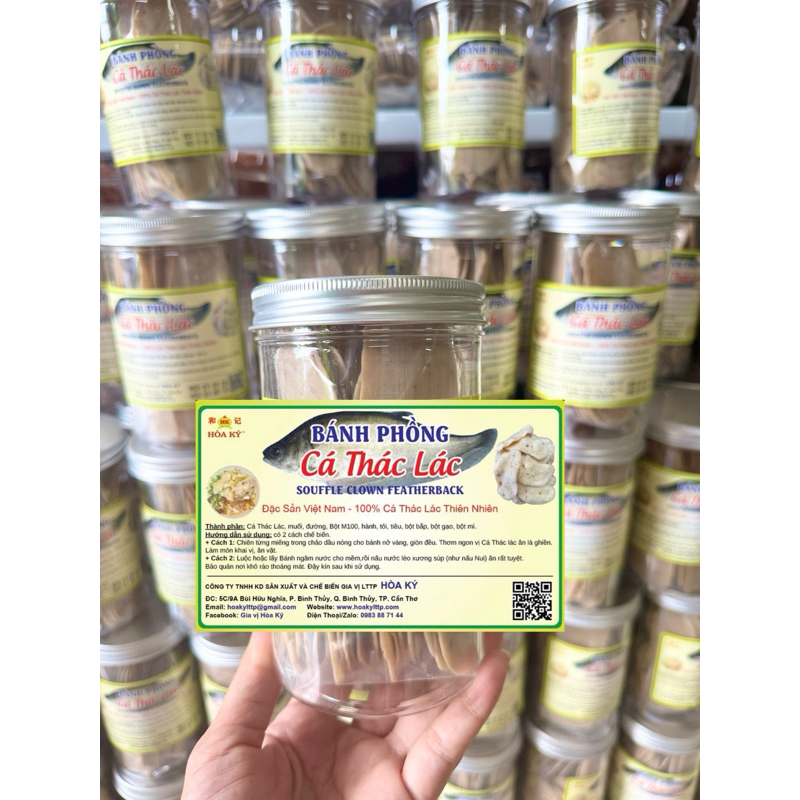 Bánh Phồng Cá Thác Lác 300gr đậm đà thơm ngon