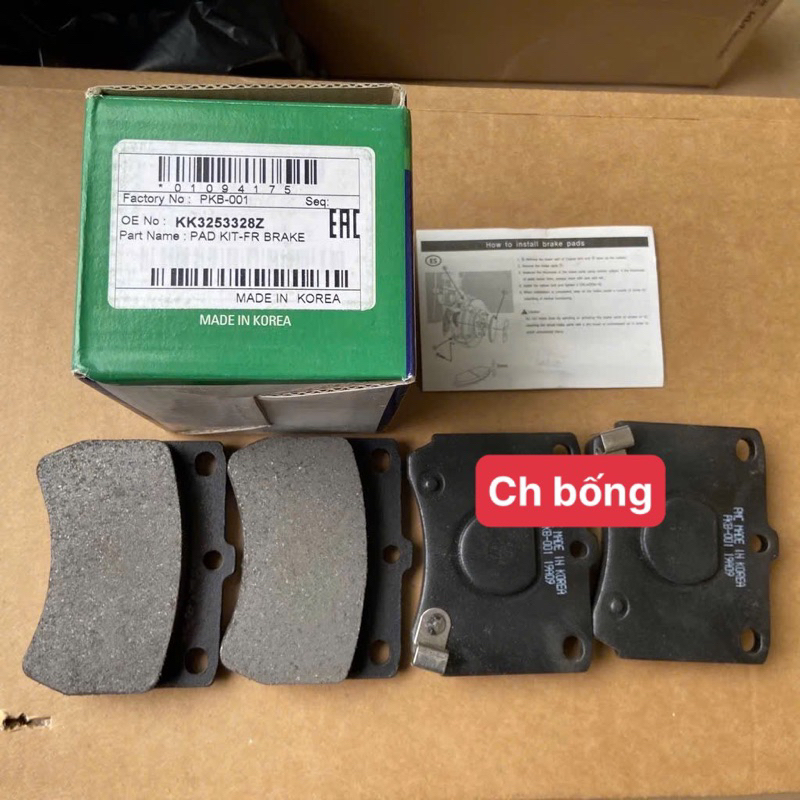 Má phanh trước/ Bố thắng trước Kia Pride, Kia Cd5