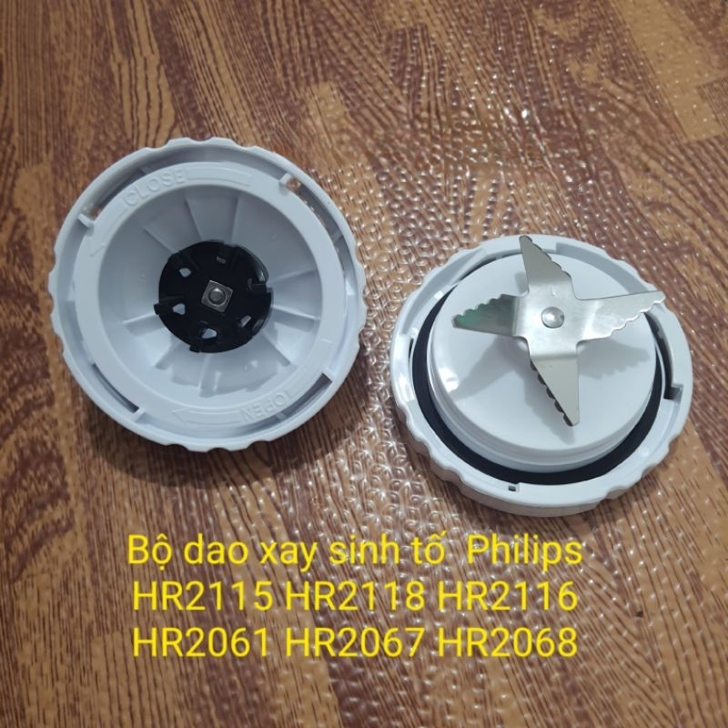 Phụ kiện máy xay- Dao xay sinh tố máy xay chính hãng Philips HR2115, HR2116, HR2117, HR2118, HR2061,