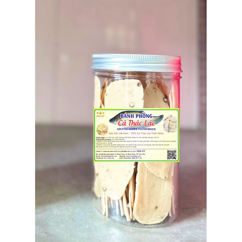 Bánh 300gr phồng cá thác lác   thơm ngon đậm đà