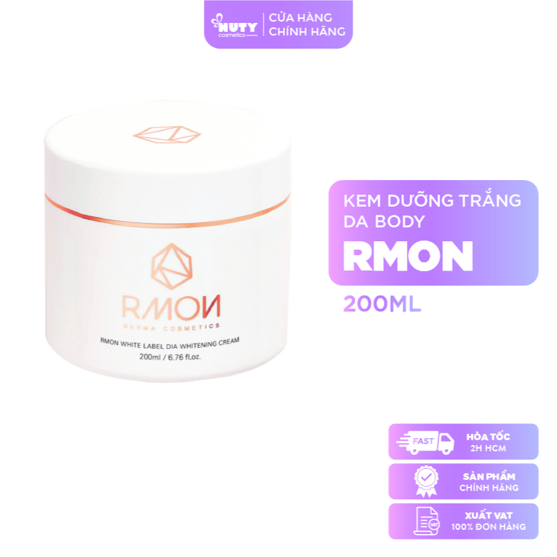  Kem Dưỡng Trắng Da Tế Bào Gốc Rmon White Label Dia Whitening Cream  200ml  