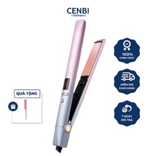 Máy ép duỗi tóc CENBI 3 trong 1, thanh gốm 3D là tóc nhanh giúp kẹp thẳng tóc mà không dứt tóc