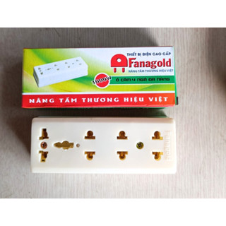  Ổ cắm 4 ngả Panagold đa năng chịu tải  Ổ Cắm 4 Lổ Đa Năng 16A-250V made in VIệt Nam 