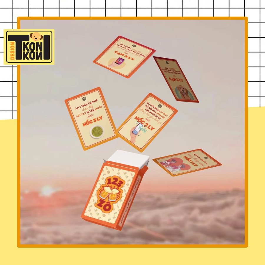 Bộ Bài 48 Lá 123 ZÔ - Drinking Card Game Gắn Kết Tình Bạn Bùng Nổ Cuộc Vui Ăn Nhậu Cực Vui Tạo Sự Th