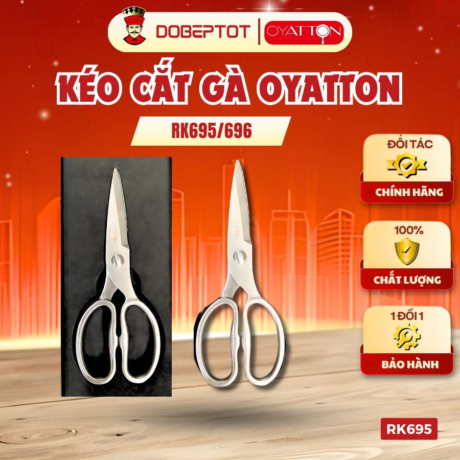 [RK695] Kéo cắt gà OYATTON RK695/696