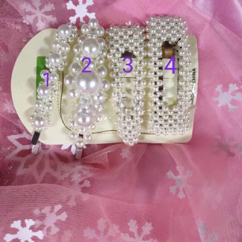 Cài tóc  đính hạt