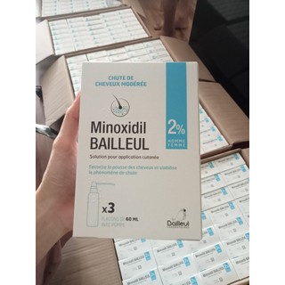 COMBO MỌC TÓC, LÔNG MÀY (Minoxidil 2% Bailleul 60ml + Biotin 10,000mcg Natrol)