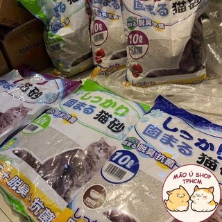   Mã PET20K giảm 20K đơn 250K  CÁT NHẬT TRẮNG BAO 10L 7kg - CÁT VỆ SINH CHO MÈO 