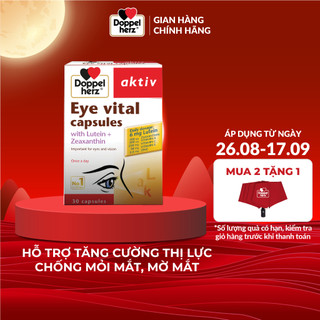 Viên uống chống mỏi mắt, tăng cường thị lực Doppelherz Eye Vital Capsules (Hộp 30 viên)