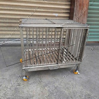 Chuồng chó inox - Lòng chó inox nhỏ CC4060