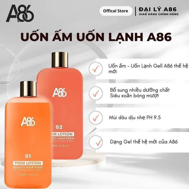 THUỐC UỐN LẠNH A86 THUỐC UỐN ẤM A86 500ml