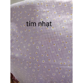 Thô kẻ họa tiết hoa cúc