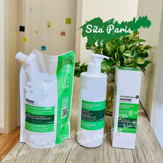 Dầu gội giúp ngăn ngừa gàu, nấm da đầu, hết dầu, hết bết dính dành cho tóc gầu và dầu_Sữa Paris Aderma