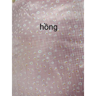Thô kẻ họa tiết hoa cúc