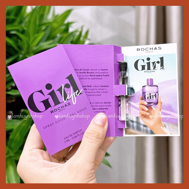 Vial nước hoa nữ GIRL LIVE ROCHAS 2ml