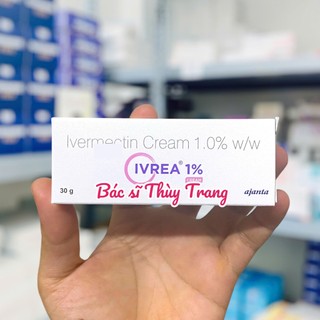 Cream bôi giảm ghẻ, ký sinh trùng IVREA Ivermectin 1% Cream - 30g