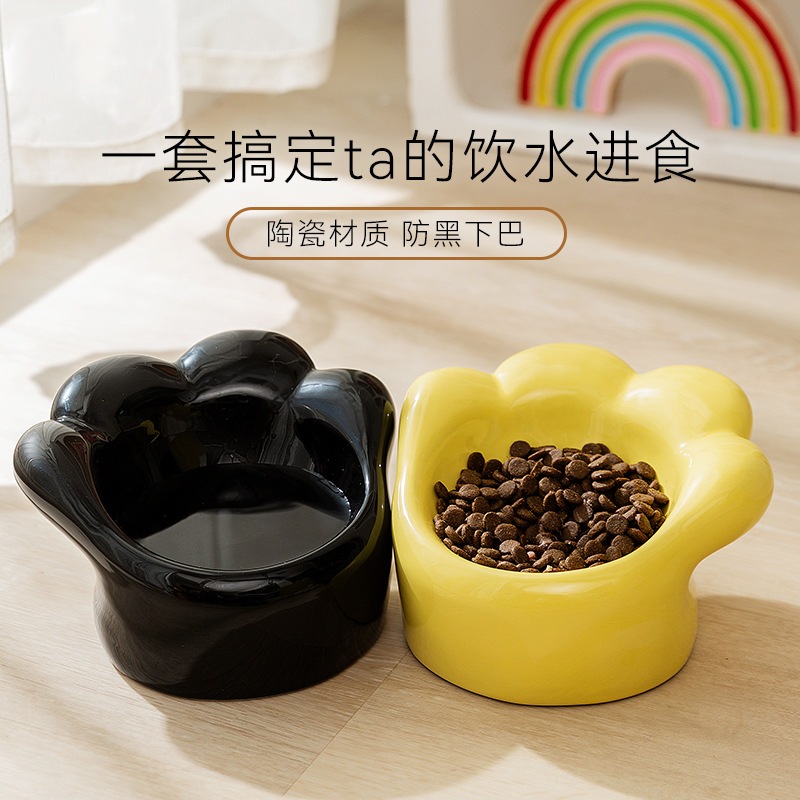 BÁT ĂN SỨ DÀNH CHO CHÓ MEO-BÁT ĂN CHÂN MÈO SỨ SIÊU CUTE