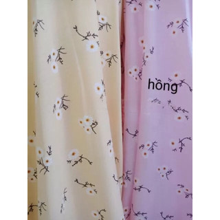 Vải thô hoa cúc