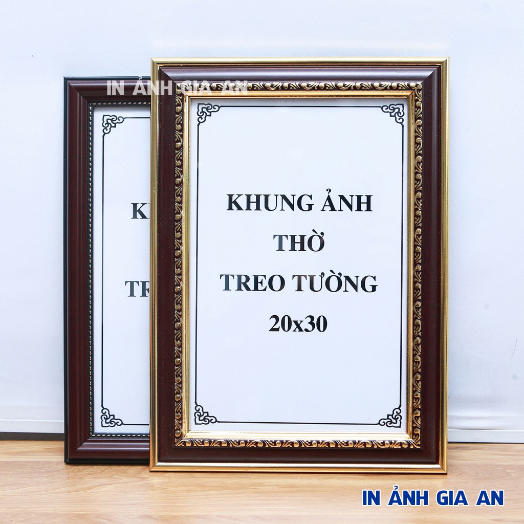 Khung ảnh thờ 20x30 treo tường, hỗ trợ in ảnh có ép Plastic, chỉnh sửa ảnh theo yêu cầu