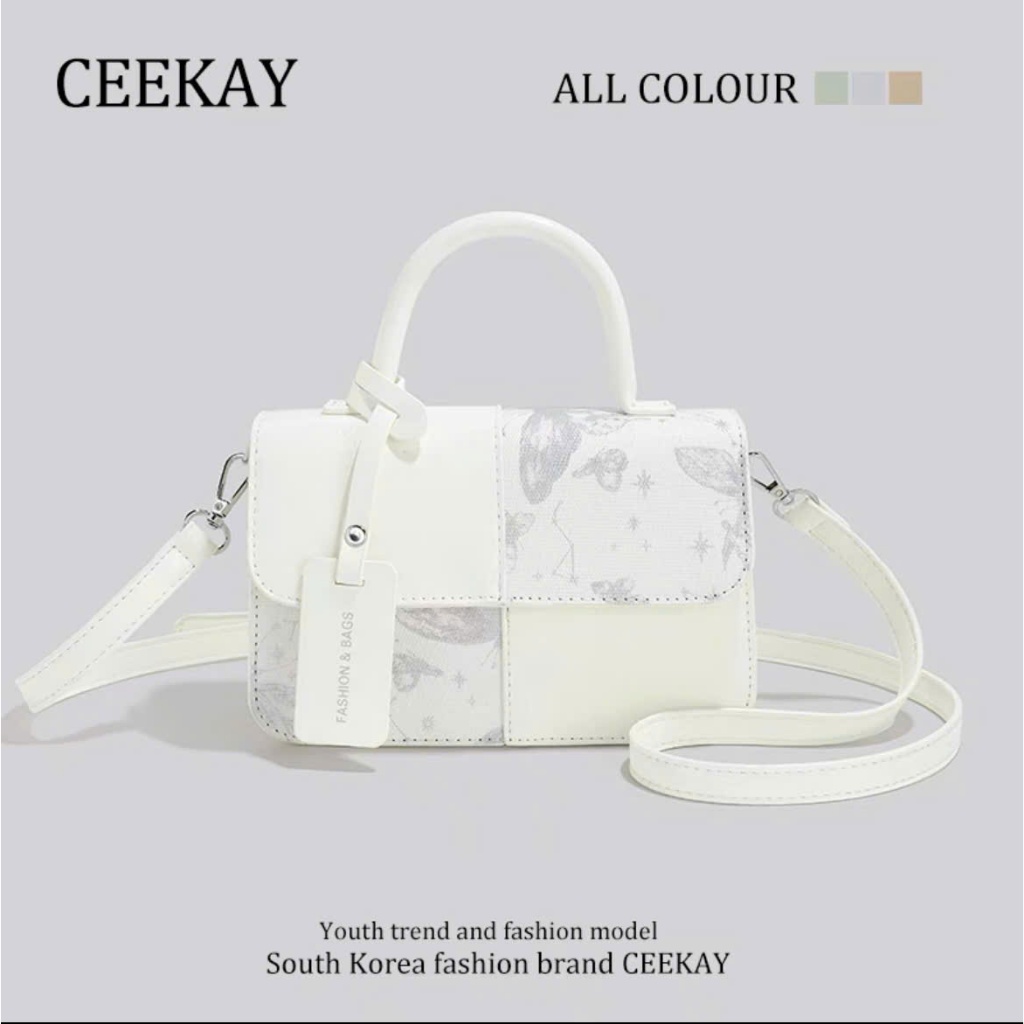 Túi Xách Ceekay Chính Hãng - Túi Đeo Chéo Họa Tiết Cánh Bướm Dập Vân Nổi Cao Cấp Độc Đáo Nhẹ Nhàng Năng Động