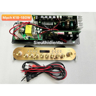 MẠCH LOA KÉO XÁCH TAY K18 CÔNG SUẤT 180W