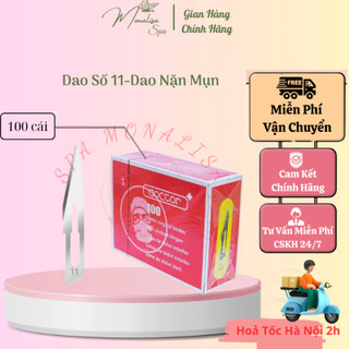 Dao Số 11, Hộp Dao Nặn Mụn Doctor Cao Cấp Hộp 100 Cái