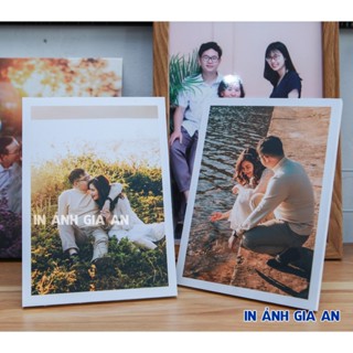  In Ảnh Gỗ viền trắng 13x18 15x21 20x30 để bàn treo tường in ảnh theo yêu cầu  - Sản phẩm Chính hãng Bền Màu 50 Năm 