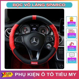 Bọc Vô Lăng Ô Tô SPARCO Sparco Size 38cm Màu Đỏ, Ghi, Kem... Cho Dòng Xe 4-5-7 Chỗ Và Xe Bán Tải