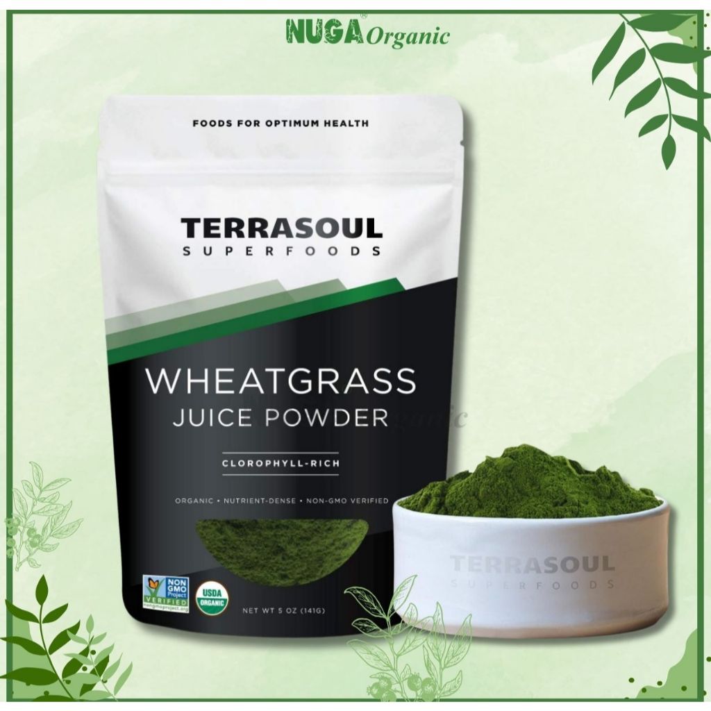Bột nước ép cỏ lúa mì hữu cơ - Terrasoul