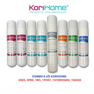 Bộ 8 lõi lọc nước Korihome Series 9 WPK-918 chính hãng dùng cho máy lọc nước Korihome Series 9 WPK-918