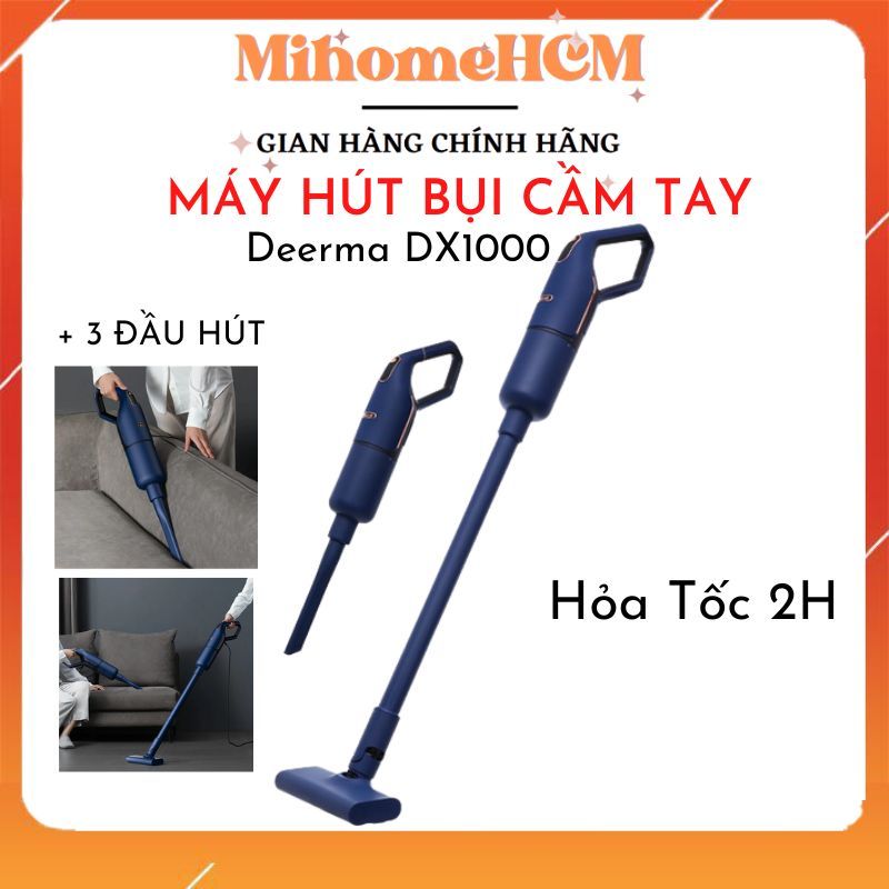 [GIAO HỎA TỐC] Máy hút bụi cầm tay DEERMA DX1000 - Bảo hành chính hãng