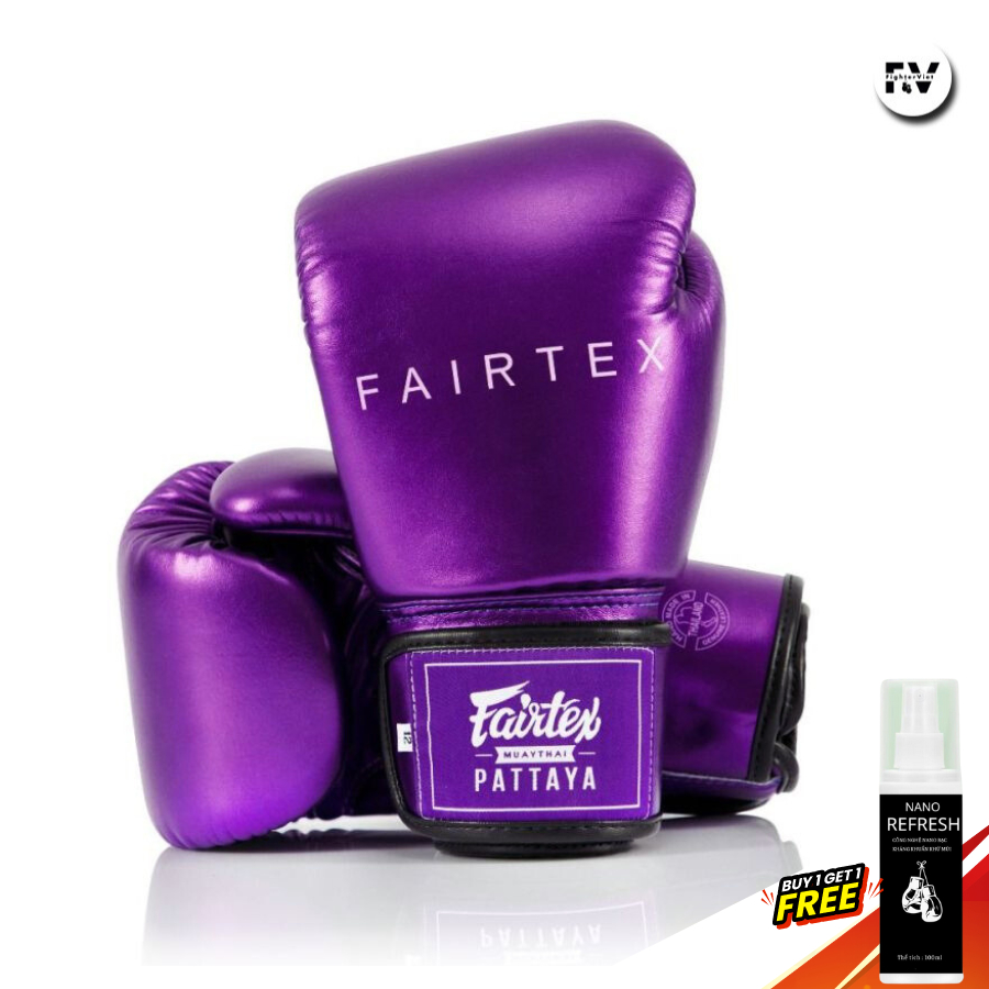 Găng Boxing Fairtex “Metallic” – BGV22 Tím