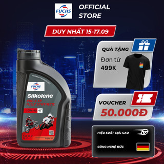Dầu động cơ FUCHS SILKOLENE PRO 4 SAE 10W-40 XP 4 thì gốc ester, tổng hợp hoàn toàn, hiệu suất cực cao dung tích 1L