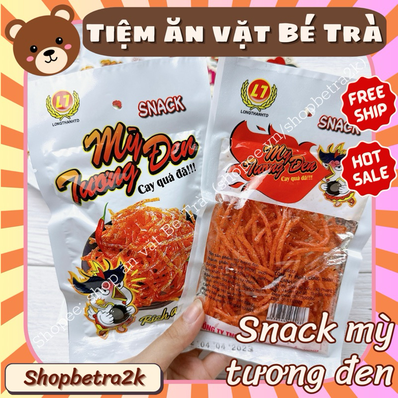 (Combo 10 gói) Snack mỳ tương đen cay cay