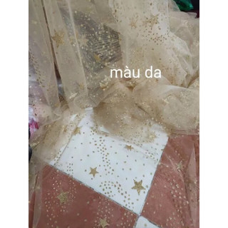 Voan lưới họa tiết sao