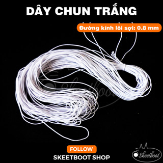 Dây chun xỏ vòng 0.8mm - Dây thun tập cầu lông - Dây xỏ vòng dây chỉ thun co giãn tốt - dây làm đồ thủ công diy handmade