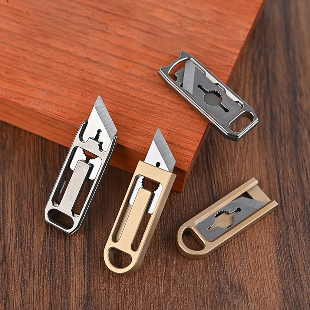 Dao rọc giấy,rạch thùng dã ngoại EDC mini (U Disk)