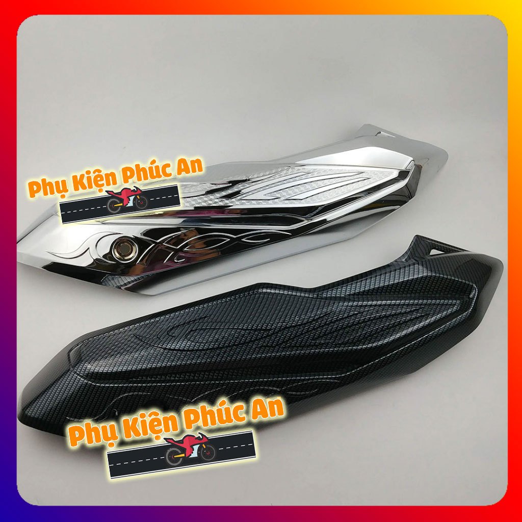 Ốp che ống pô xe Sh 350i năm 2022 2023 2024 pát bô cách nhiệt ống xả Sh350 Sh350i ốp phụ kiện trang 