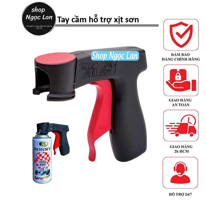 tay cầm sơn xịt