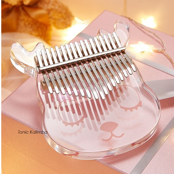 Đàn kalimba trong suốt 17 phím TONIC KALIMBA chính hãng tặng búa chỉnh âm TONIC - M17109