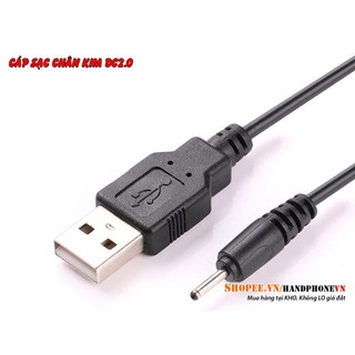 Cáp sạc USB chân kim DC2.0 2.0mm