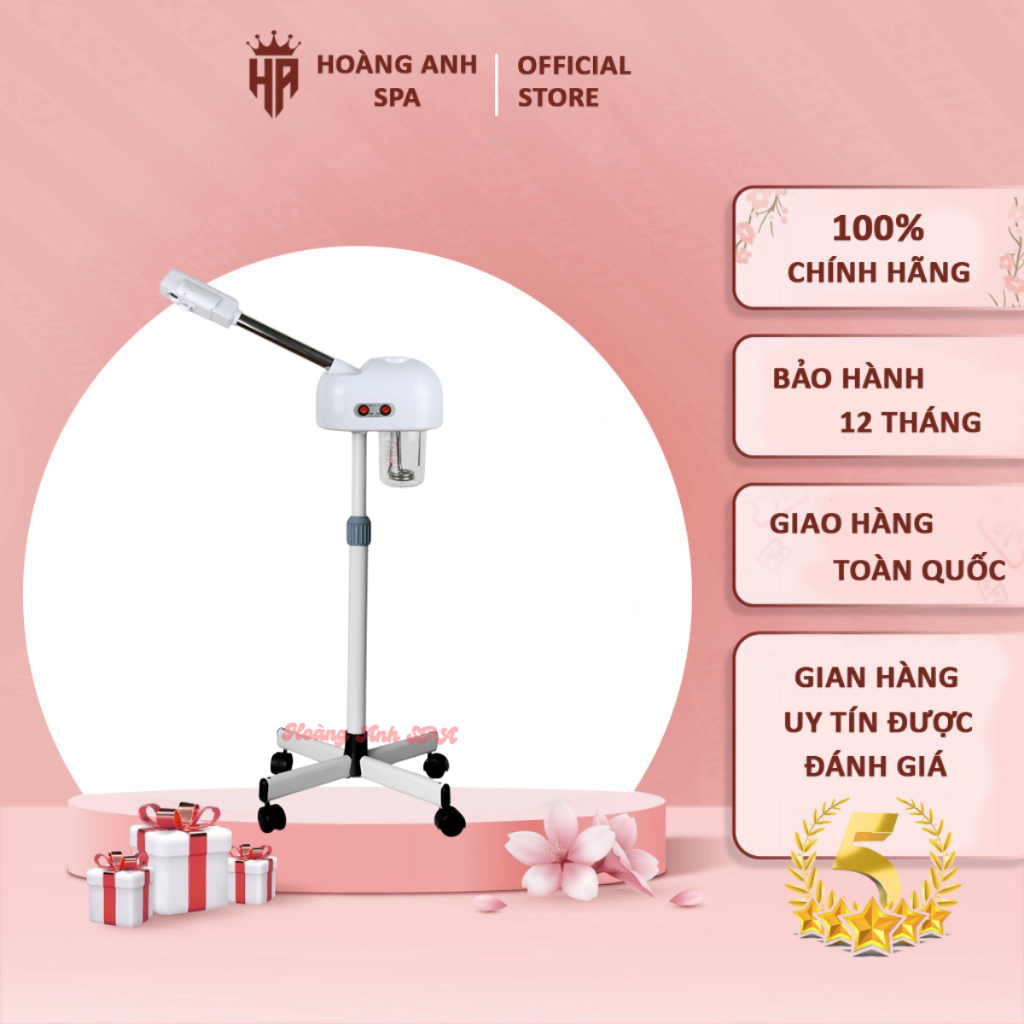 Máy Xông Hơi 1 Cần, Xông Hơi Mặt Nóng Chính Hãng Bảo Hánh 12 Tháng